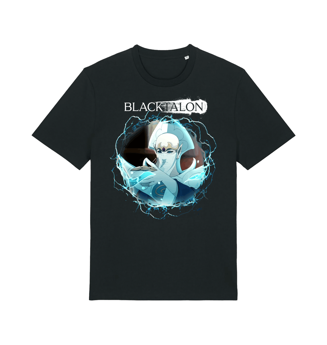 Black Printed T-shirt Front